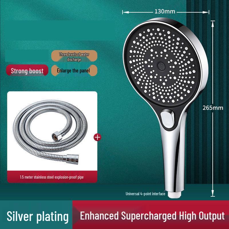 High-Pressure Three-Mode Handheld Shower Head with Large Coverage
