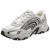Skechers DLites 5.0 Comfortable Fit Panda Shoes Five Generation Sound Wave Series Non-Slip Breathable Dad Shoes Men Sneakers White Black 232424-WBK