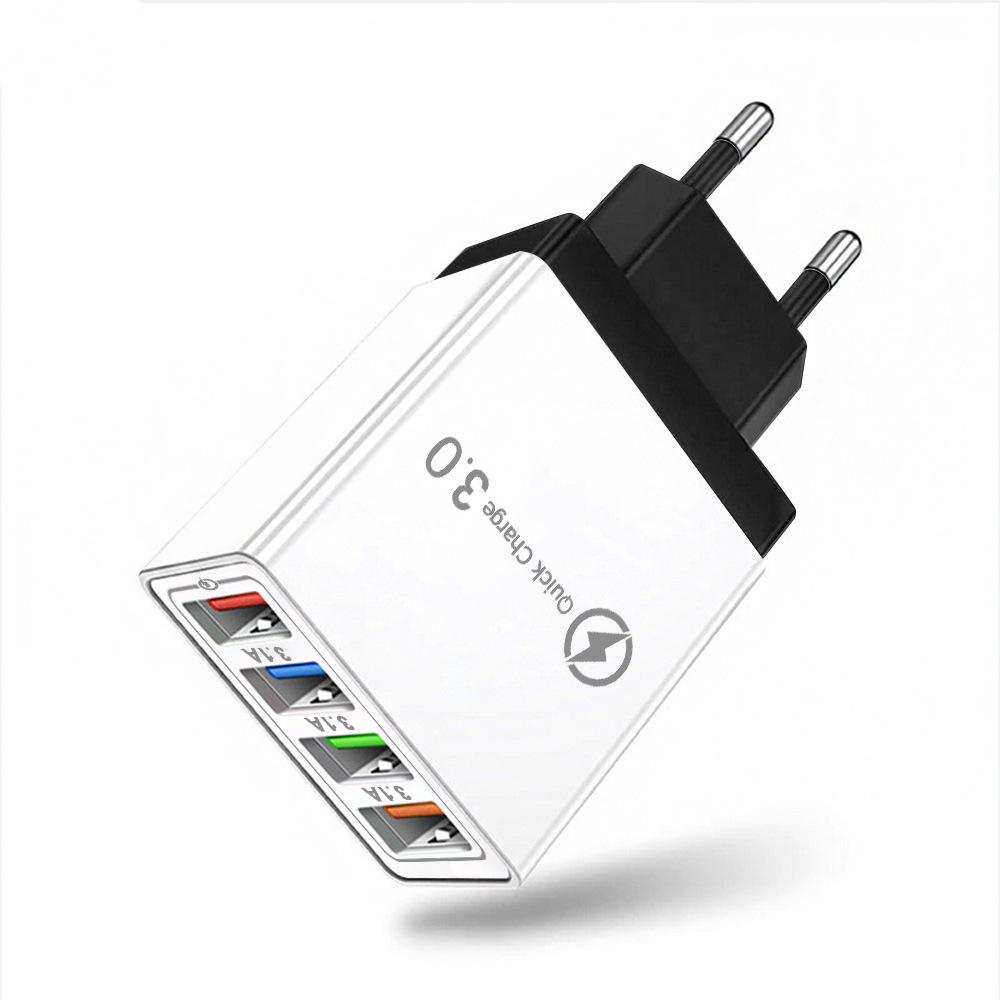 PD33W QC3.0 GaN Multi-Port Fast Charger European Standard 9V 12V