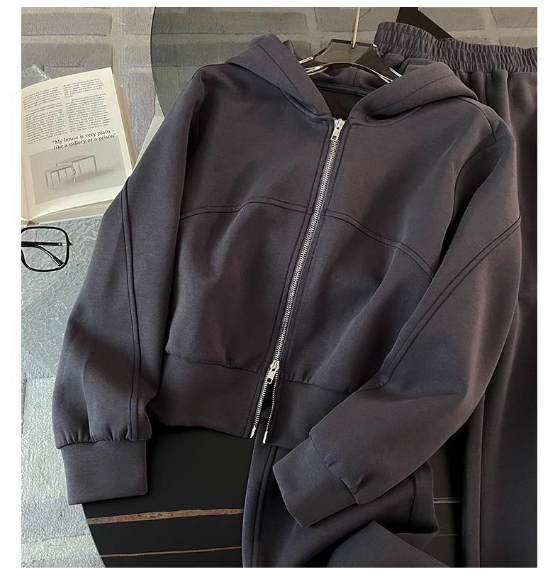 European Fashion Women's Loose-Fit Hoodie & Sweatpants Set