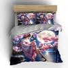 "Cherry Blossom Moonlit Decor Set" Bedding Set with 1 Duvet Cover 2 Pillowcases Single Double King Queen, Gift