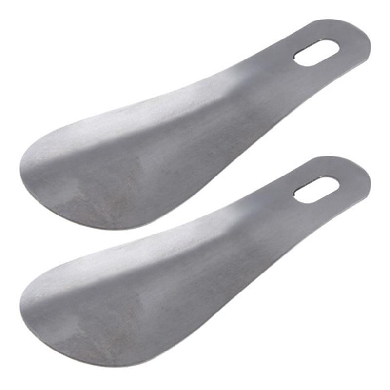 Nová 10cm 4" Profesionální Kovová Obouvací Lžíce z Nerezové Oceli Dlouhá Lžíce na Obouvání