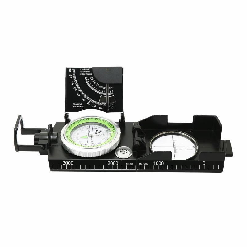 Outdoor Multi-Function Metal Compass with Inclinometer