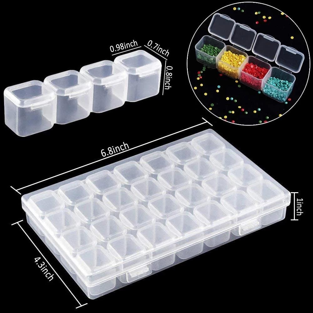 Diamond Embroidery Painting Tool 28 Slots Diamond Painting Tool Box Embroidery Case