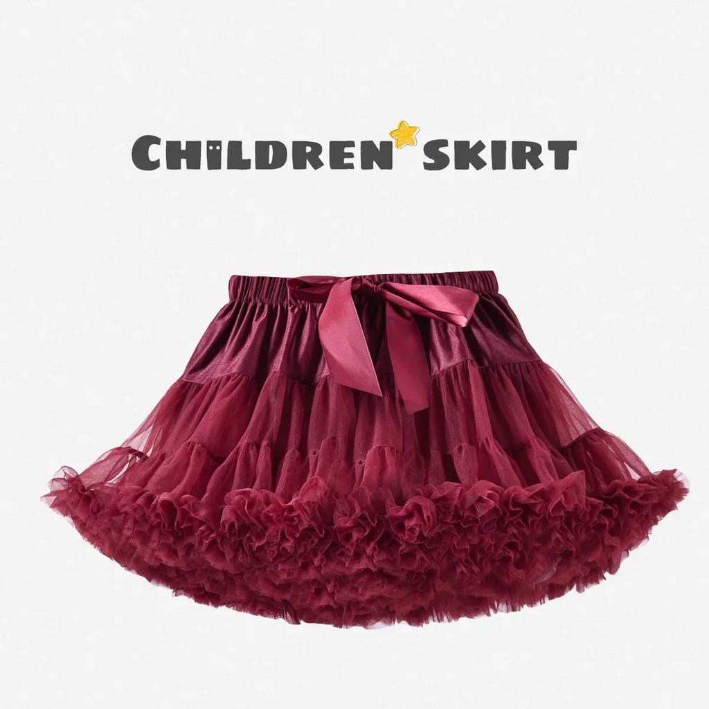 Baby Mädchen Tüllrock Flauschiger Rock Kleinkind Prinzessin Ballett Tanz Tüll Netzrock Kinder Kuchenrock Niedliche Mädchen Kleidung Unterrock Rock