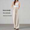 Tencel Linen Wide-Leg Women's Pants Summer 2026 - Lightweight, Cool Ice Silk Casual Design by Yamamoto.