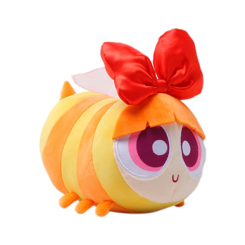 Bee Body Series Powerpuff Girls Plush 8cm Keychain and 20cm Powerpuff Girls Stuffed Toy Decoration Kids Birthday Gift