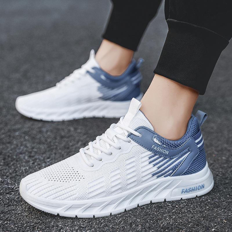 Men's shoes summer breathable deodorant mesh fly-woven mesh shoes men's sports leisure soft sole non-slip work labor insurance tide shoes