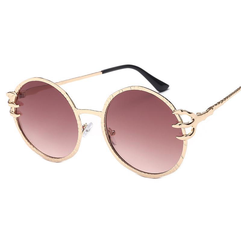 Vintage Stylish Sun Glasses For Women Round Shape Anti-Reflective Sunglasses Women Outdoor Hiking Men Sunglass