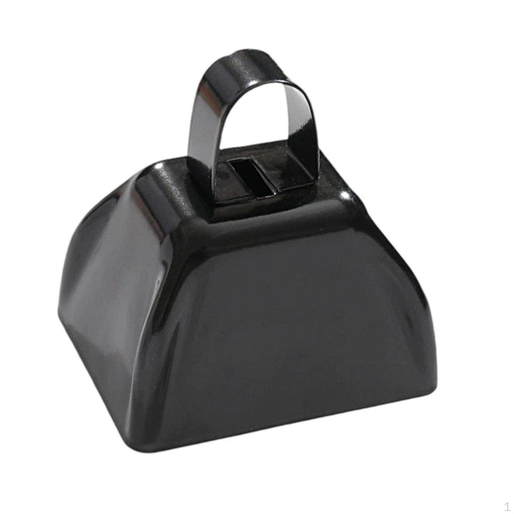 Loud Metal Cowbell with Handle for Sports Events, School, Year