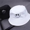 Gorra con cara sonriente, sombrero de pescador bordado, sombrero de pesca con protector solar