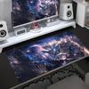 Popular virtual diva H-Hatsune Cute Miku Mouse Pad Non-Slip Rubber Edge Locking Mousepads Game Play Mat for Notebook PC Computer