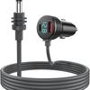 Ethernet Mini 3-in-1 Digital Display Car Cigarette Lighter DC Power Cord (3M)