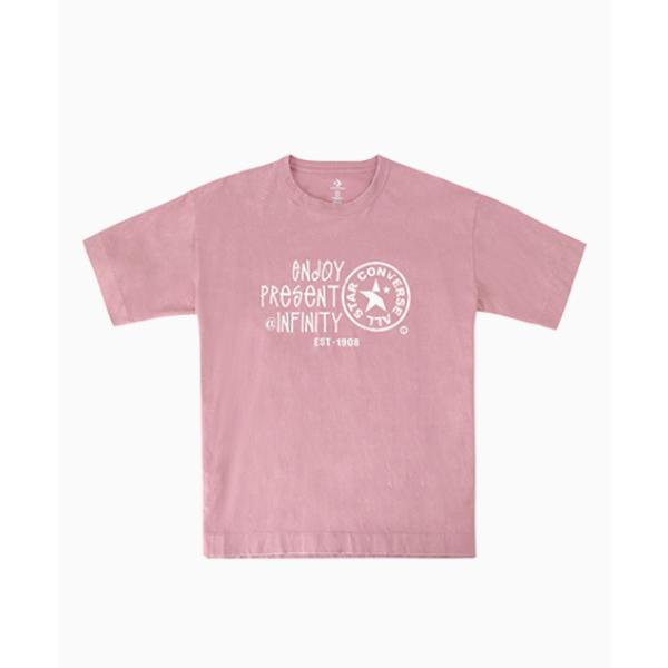Converse Unisex Vurbige Logo Washing T shirT Loose fiT Lail