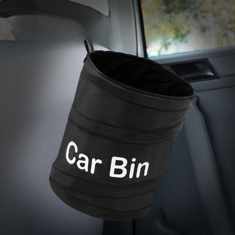 Car mounted multifunctional garbage bin, car storage bin, spiral bin, folding garbage bin, car garbage storage bin