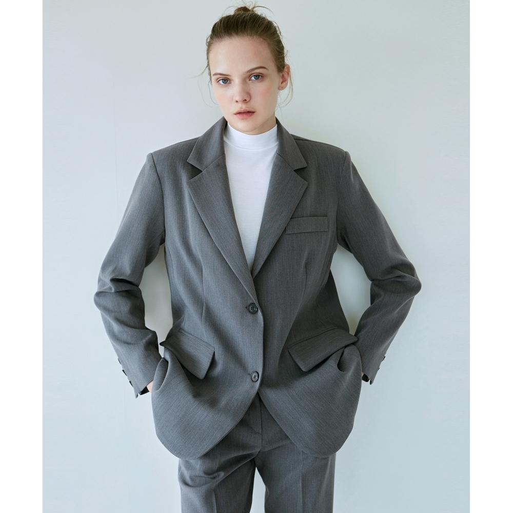 

NICKNICOLE Classic Suit Single JacketСерый