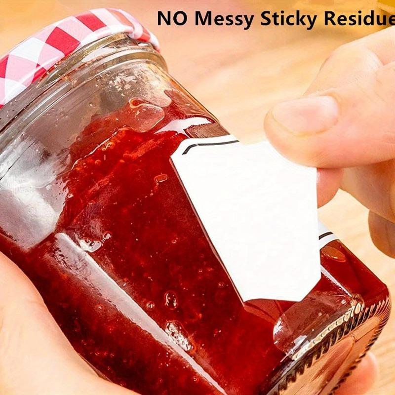 5pcs Removable Freezer Labels Easy Peel Off - Frozen Food Storage Labels That Leave No Sticky Residue After Use