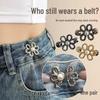 Flower Design Pants Waist Adjuster Buckle
