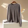New Autumn-winter Women's Round-neck Pullover Sweater in Candy Colors, Soft and Cozy Inner Layer Top