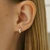 14K Jellybean One-Touch Ring Earrings