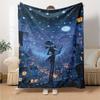 Jack Skellington Blanket Comfortable Great for Couch Chair Office Four Seasons Multipurpose Digital Print Ideal Gift For Birthday Valentine'S Day