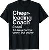 Cheerleading Coach Definition Sports Funny Trainer School Gifts Unisex T-Shirt