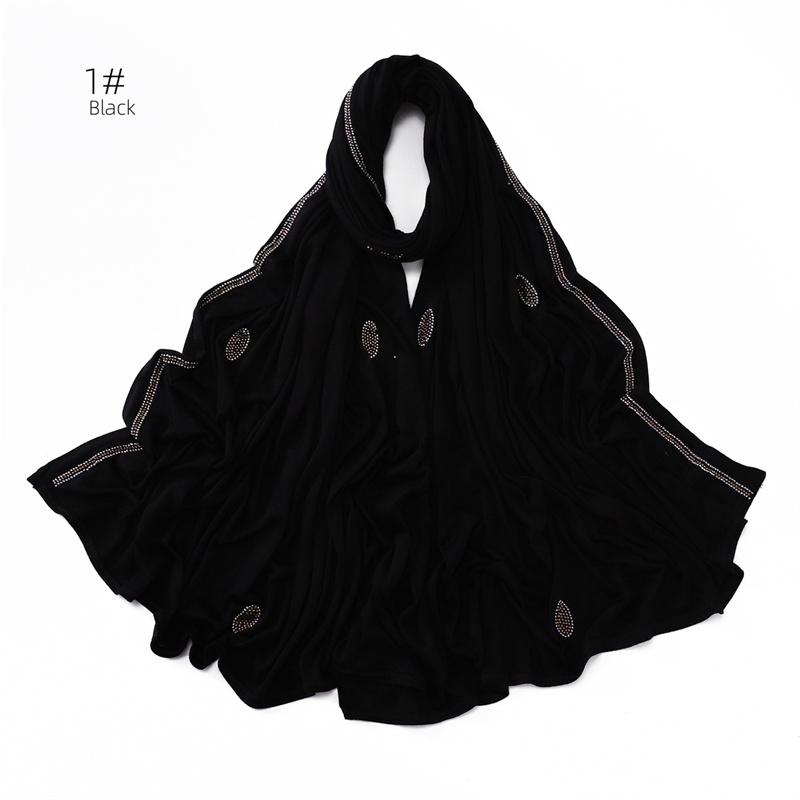 

Овальное ожерелье цепочка хлопок модал трикотаж хиджаб шали дамы высокое качество накидка пляж лето буфанды Рамадан мусульманский Sjaal 170*70 см