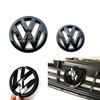 For Volkswagen VW 2pcs Car Front Radiator Grille Badge Cover Rear Trunk Lid Sticker For VW Polo Golf MK6 MK7 MK7.5 Scirocco Arteon Touareg Taigo EL1