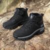 Men's Thick-soled High-top Boots Outdoor Non-slip Lace-up Hiking Shoes for Hiking Camping Trekking All-terrain Outdoor Walking