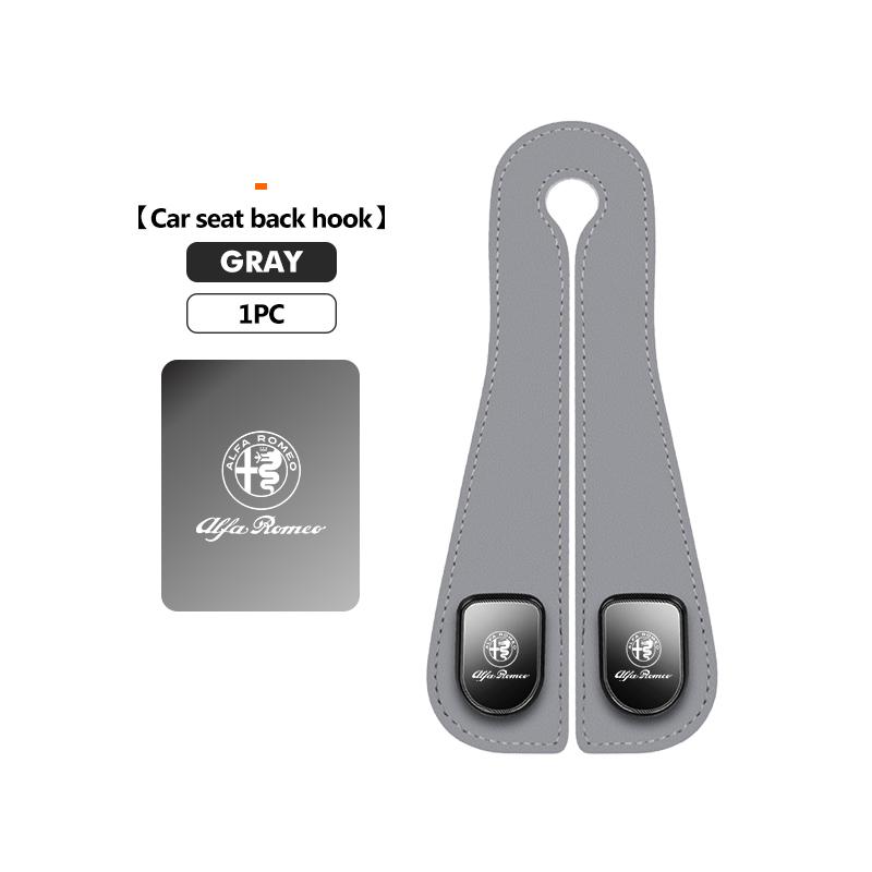 Car Seat Back Headrest Hook Strong Load-bearing Storage Hanger For Alfa Romeo Giulia 147 Mito 156 159 166 GT Stelvio BreraSA0 