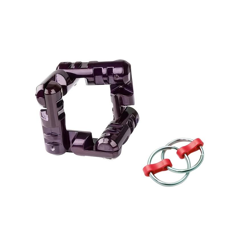 

Высококачественные 2 шт. сплава массажные цепочки для пальцев - изысканно изготовленные игрушки для снятия стресса на кончиках пальцев, идеальные металлические игровые предметы для расслабления пальцев C