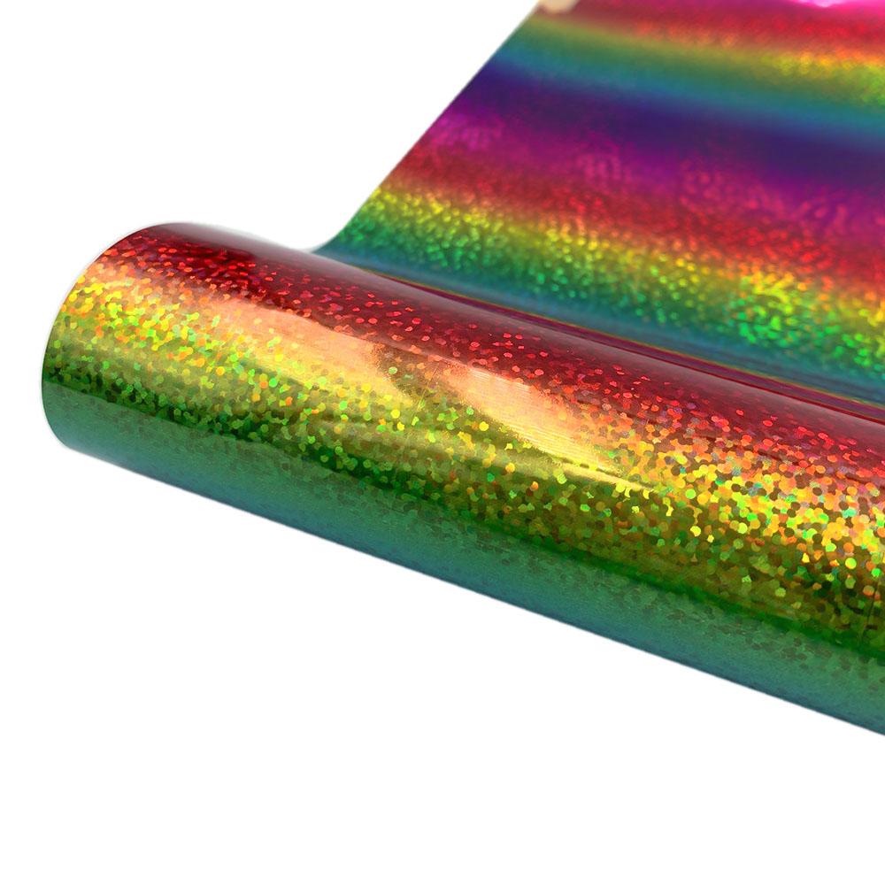 

Holographic Opal Gradient Shining Adhesive Vinyl Making Signs Graphics DIY Window Festival Home Cups Decal Decoration For Cut 12in x 10in(30x25cm)