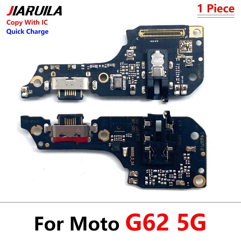 USB Dock Connector Charging Port Flex Cable For Moto G04 G14 G24 G34 G54 G53 G84 5G G13 G22 G23 Charger Board With Mic Module