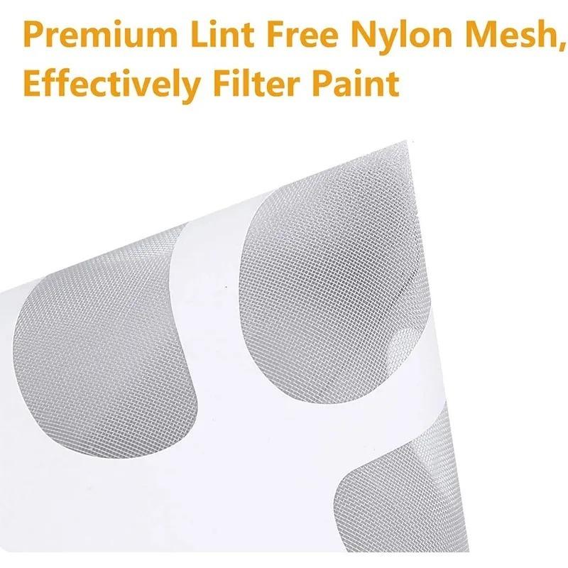 Papierfilter Autolackspray 100 Mesh Reinigungssieb Trichtersieb Konischer Nylon Mikron Papiertrichter Werkzeuge Trichterfilter