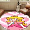 Princess Peach Adventure Round Rug for Livingroom,Bedroom, Palyroom, Chair Rug, Area rug, Circle Carpet, Large Size Fan Christmas gift