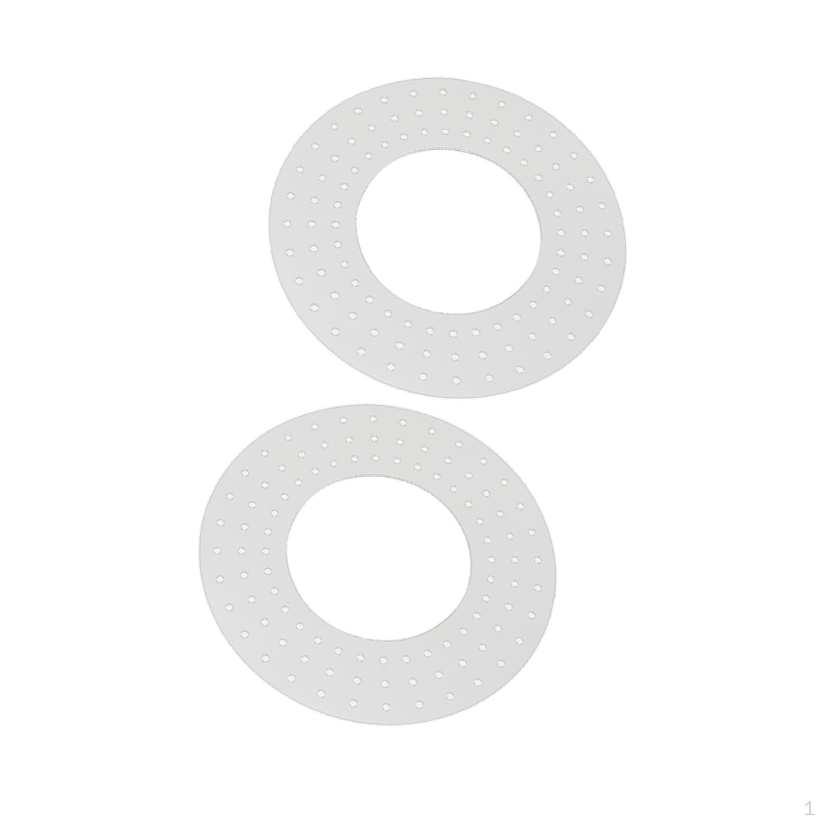 

2 Pack Acrylic Oval Christmas Wreaths for Home Decor, Garland, Front Door Oval 24.8cm