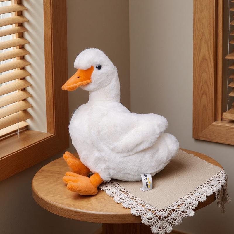 Cute Yellow Duck Plush Toy Doll with Simulated Call