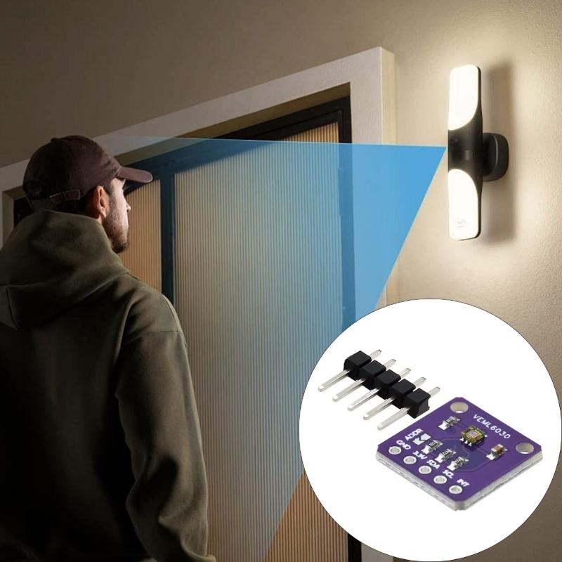 Low Power VEML6030 Ambients Light Sensors Module Featuring Wide Dynamic Ranges for IoT and Portable Electronics Project