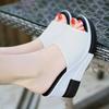 Bestellen Sie eine Nummer größer Damenmode Sandalen Casual Plateau Sandalen Sommer Hausschuhe