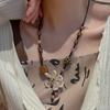 Ethnic Wooden Flower Necklace Chic Star Pendant Necklace Cool   Gift