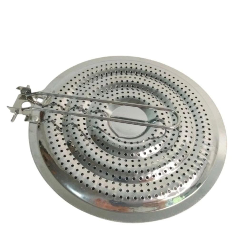 Foldable Heat Diffuser Wood Handle Thermal Conductivity Mat Flame Guard Simmer Plate  Stovetop