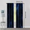 2pcs, Curtains Roller Blinds 2D print Starry Night Sky Machine Washable (without rod) Decorations For Home for Bedroom, Living