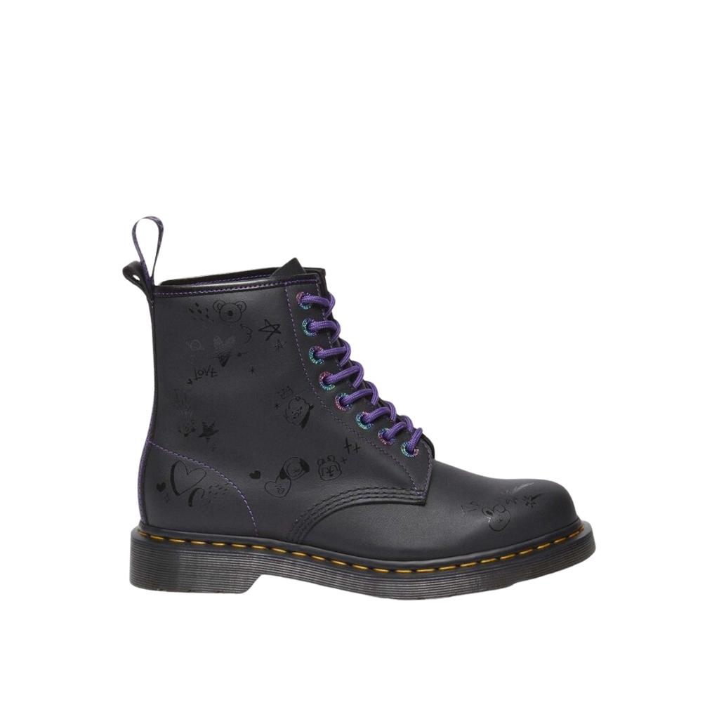 BT21 x Dr. Martens 1460 Universtar Scarpe da Ginnastica da Uomo Nere 32178001