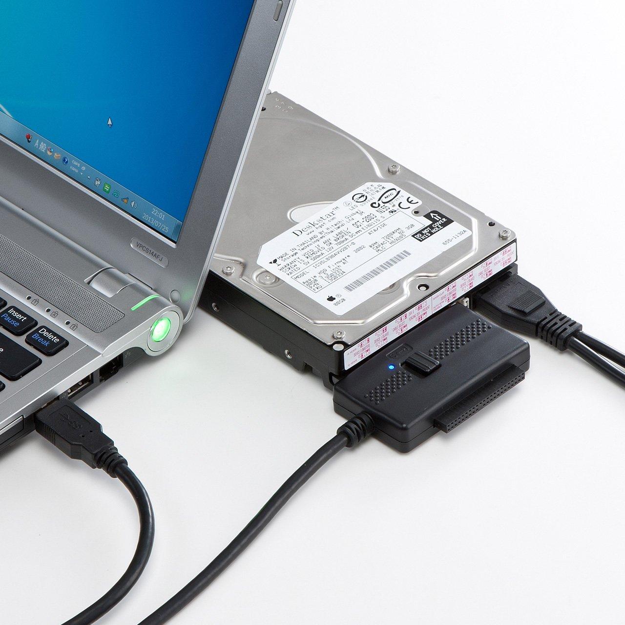 

Sanwa Supply conversion cable IDE/SATA-USB3.0 0.9m USB-CVIDE5