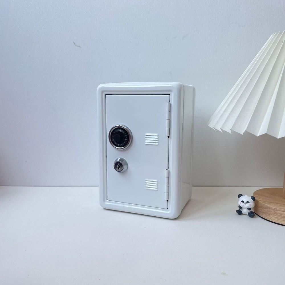 Portable Password Lock Mini Safe Box Anti-Theft Cabinet Piggy Bank Metal Strongbox Household Use