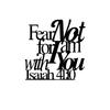 1Pc Iron Bible Text Wall Decor, Christian Home Wall Decoration, for Wall Decoration