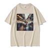 Funny Cat Stealing Fish Print Tshirts Unisex Women Clothing Vintage Casual Oversized High Quality T Shirt Short Sleeves Summer Tee
