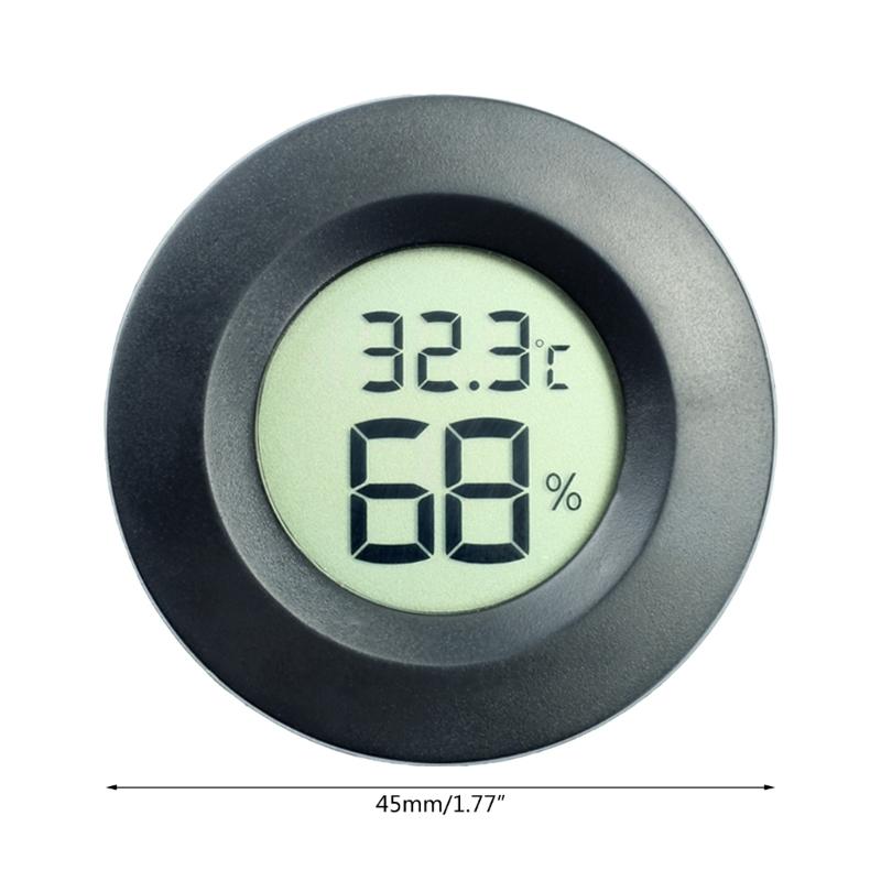 Y3NA High-Accurately Digital Thermometer Hygrometer Meter for Reptile Terrarium