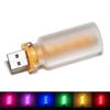 Milchglas USB Touch Control Auto LED Licht Atmosphärenlicht Glühbirne Glühlampe LED Filament Schlafzimmer Nachtdekoration
