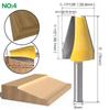 8mm Shank Panel Raiser Router Bit - Vertical - Ogee Bead - cutter woodworking bits wood milling cutter